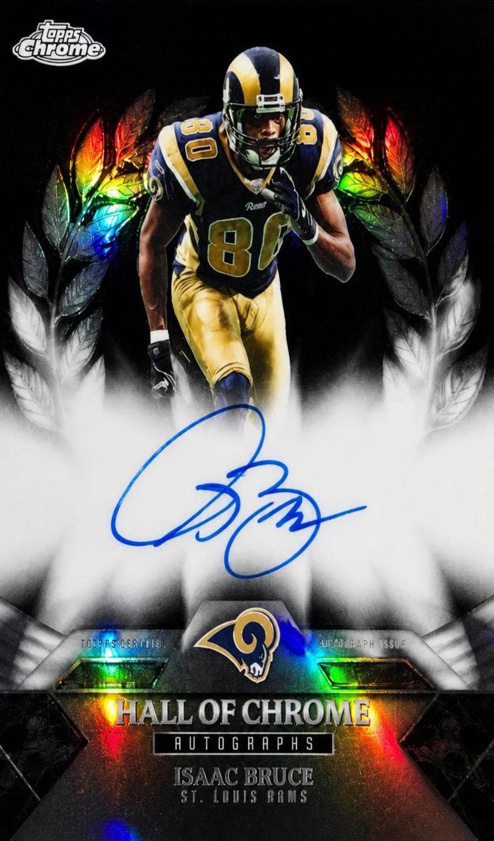 Isaac Bruce trading card