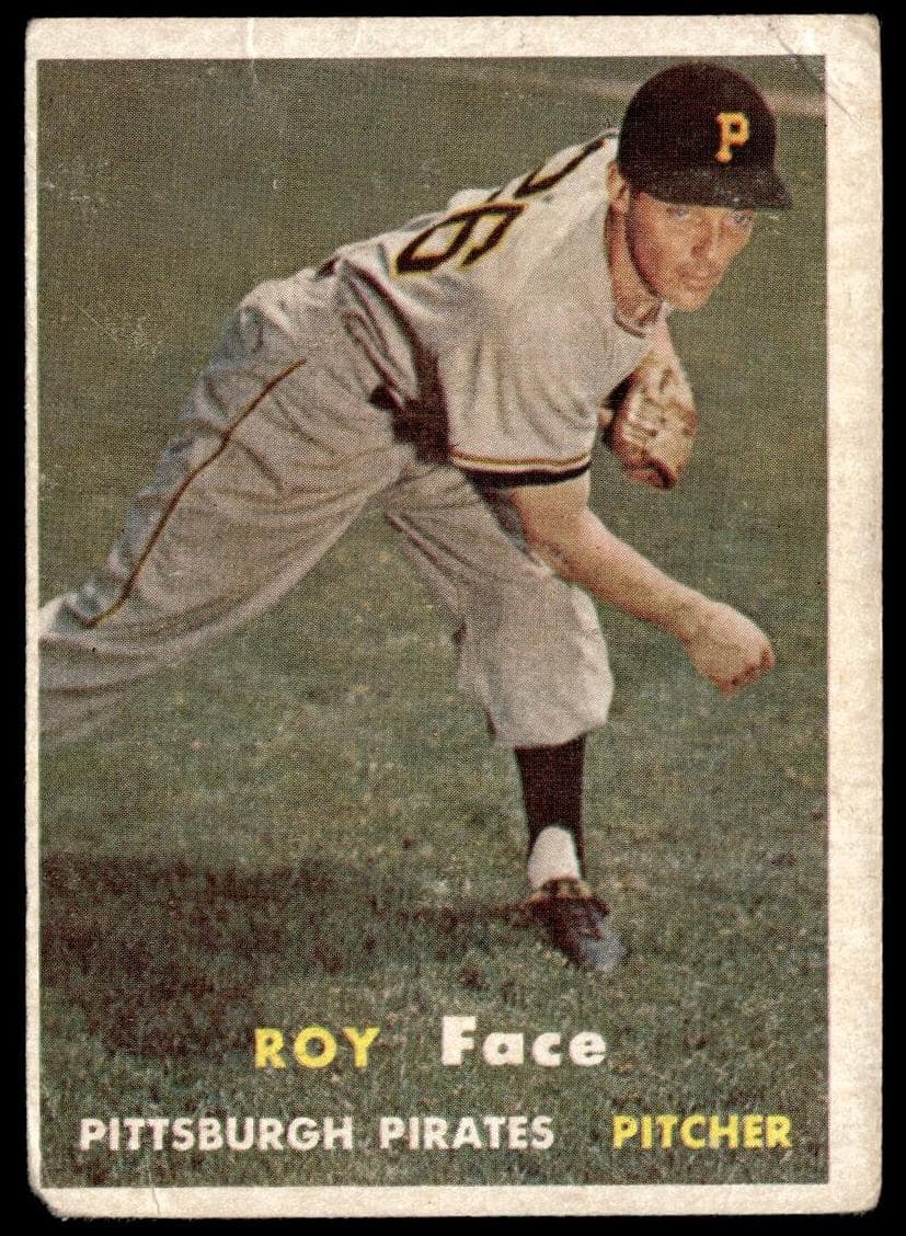 Roy Face 1957 topps