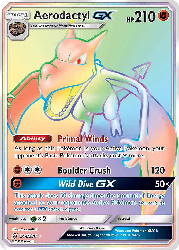 Aerodactyl GX #244