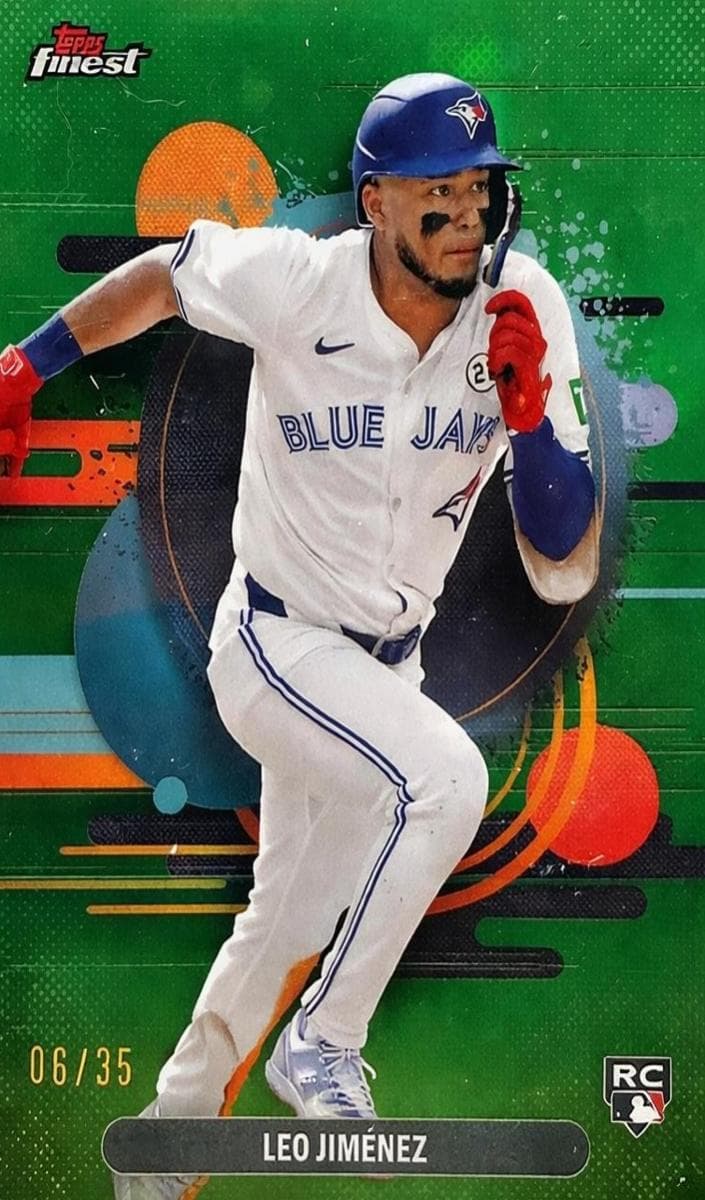 Leo Jiménez trading card