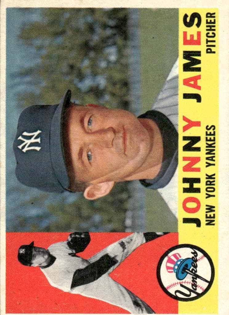 Johnny James 1960 topps Topps