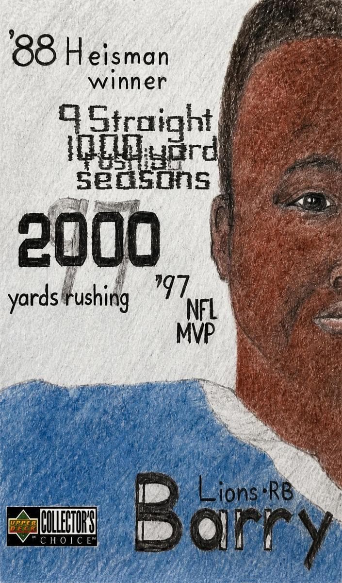 Barry Sanders 1998 unknown