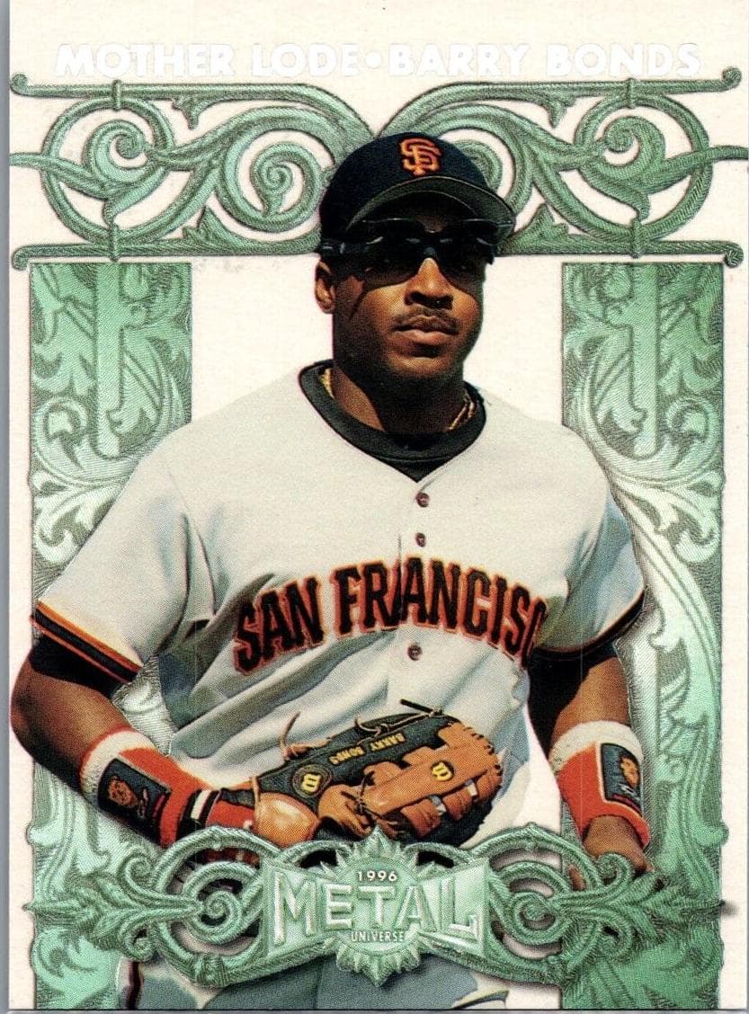 Barry Bonds 1996 panini Donruss