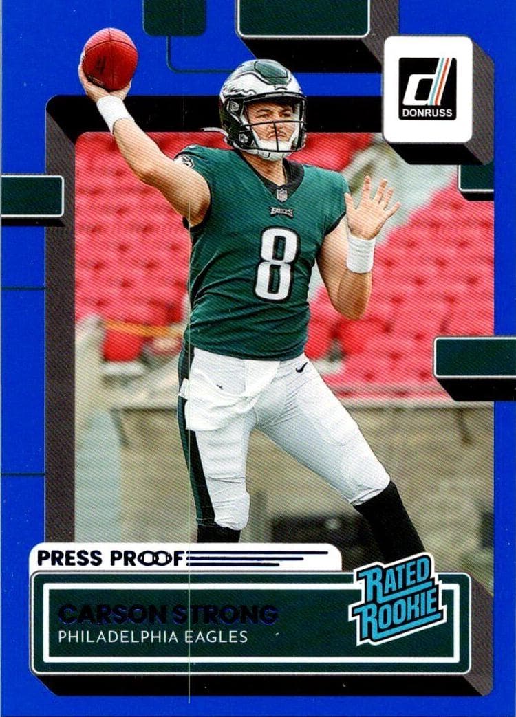 Carson Strong 2022 panini Donruss