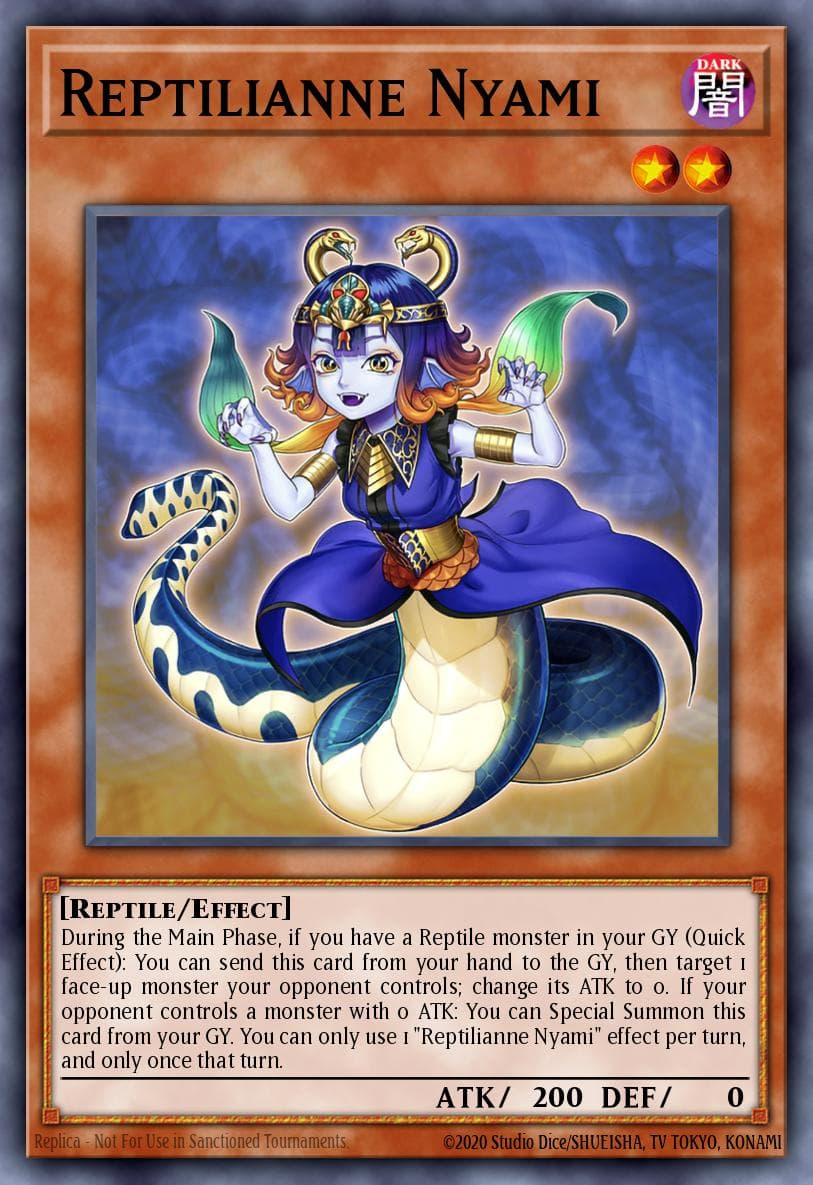 Reptilianne Nyami 2021 Yu-Gi-Oh! Japanese Burst of Destiny