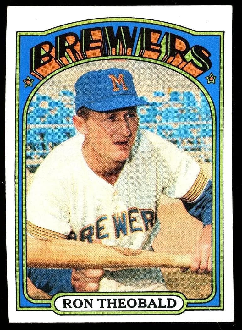Ron Theobald 1972 topps Topps