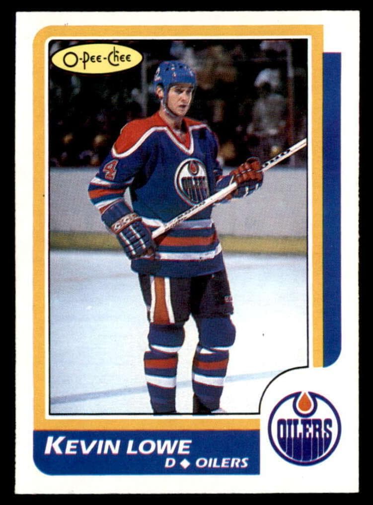 Kevin Lowe 1986 topps O-Pee-Chee