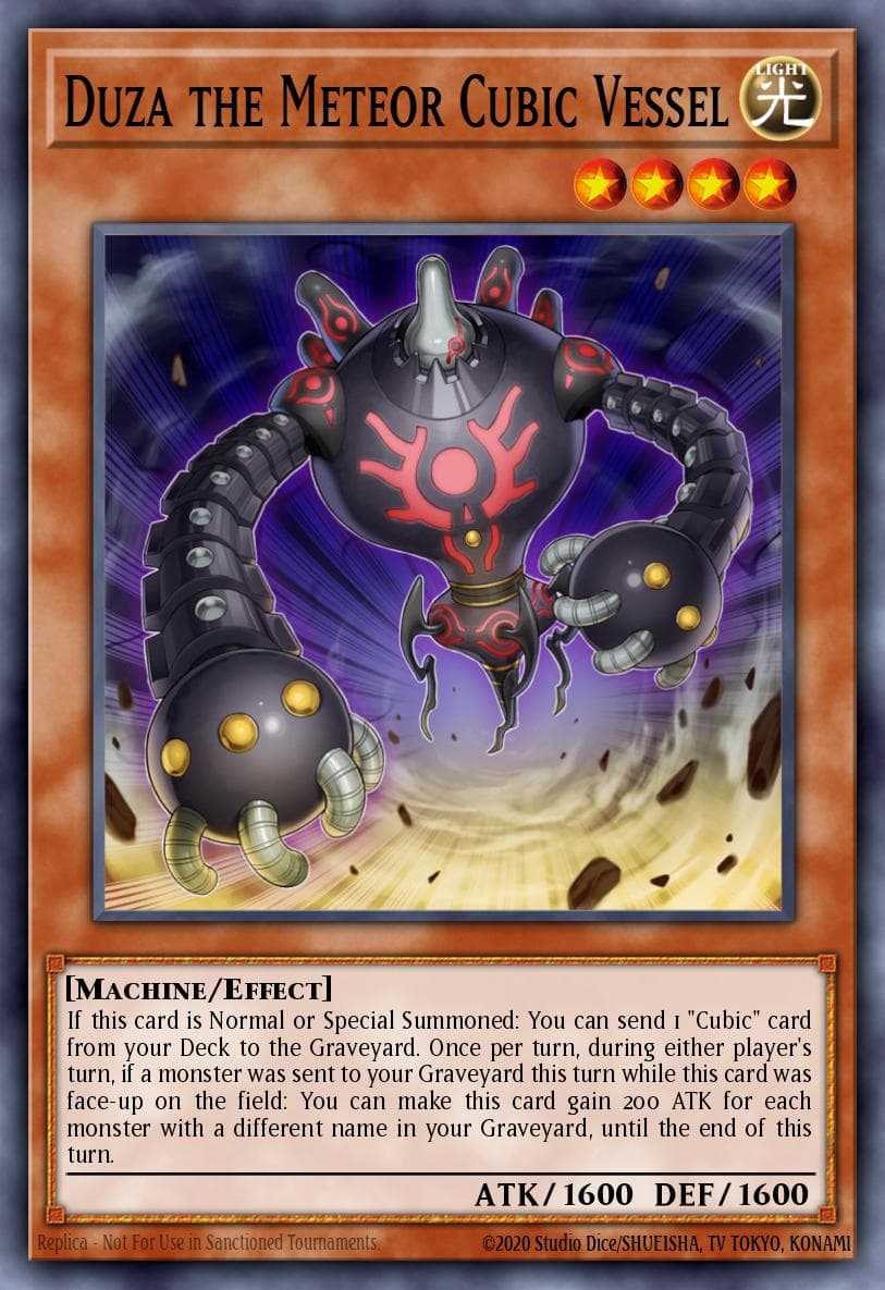 Duza the Meteor Cubic Vessel 2019 Yu-Gi-Oh! Japanese 20th Anniversary Legend Collection