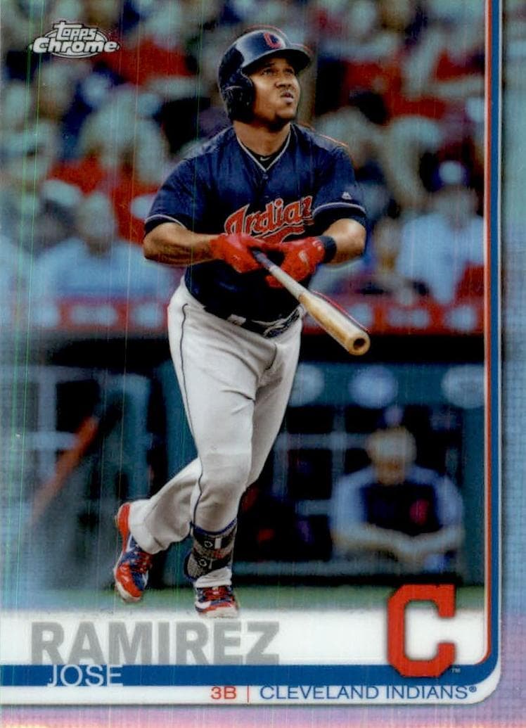 Jose Ramirez 2019 topps Topps Chrome