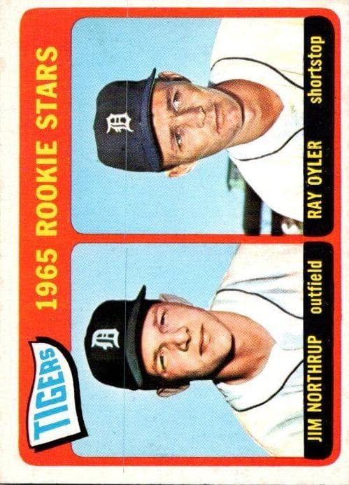 Tigers 1965 Rookie Stars (Jim Northrup / Ray Oyler) 1965 topps Topps