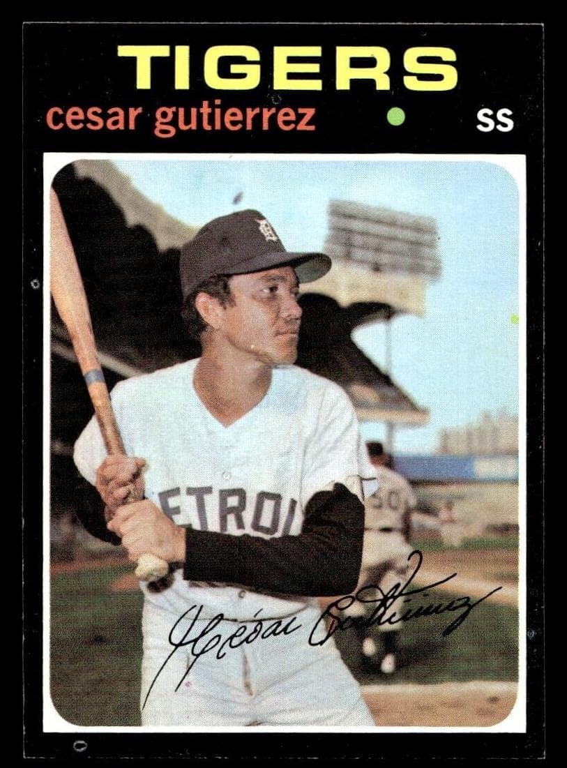 Cesar Gutierrez 1971 topps Topps
