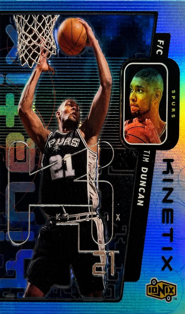 Tim Duncan 1998 upper-deck Ionix