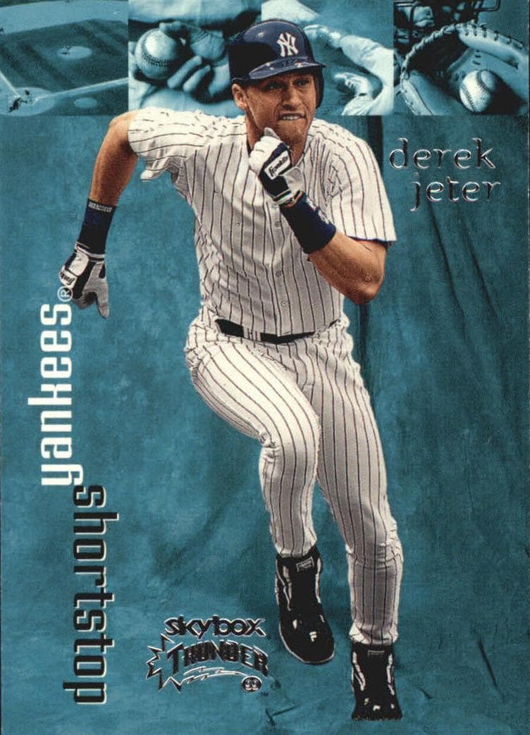 Derek Jeter 1999 fleer SkyBox Thunder