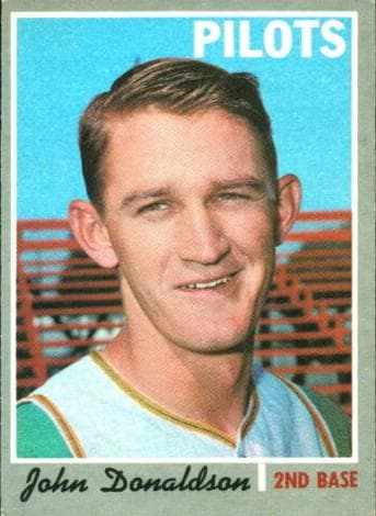 John Donaldson 1970 topps Topps