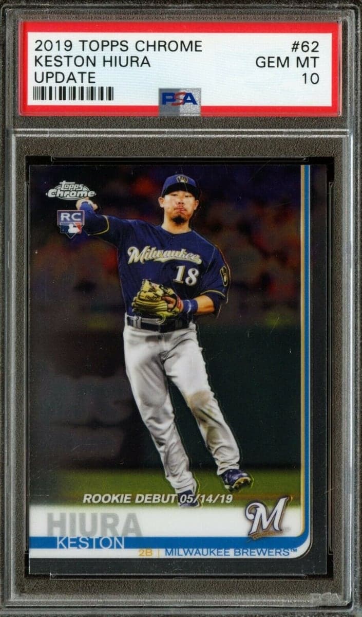 Keston Hiura 2019 topps