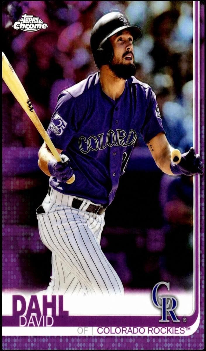 David Dahl 2019 topps Topps Chrome