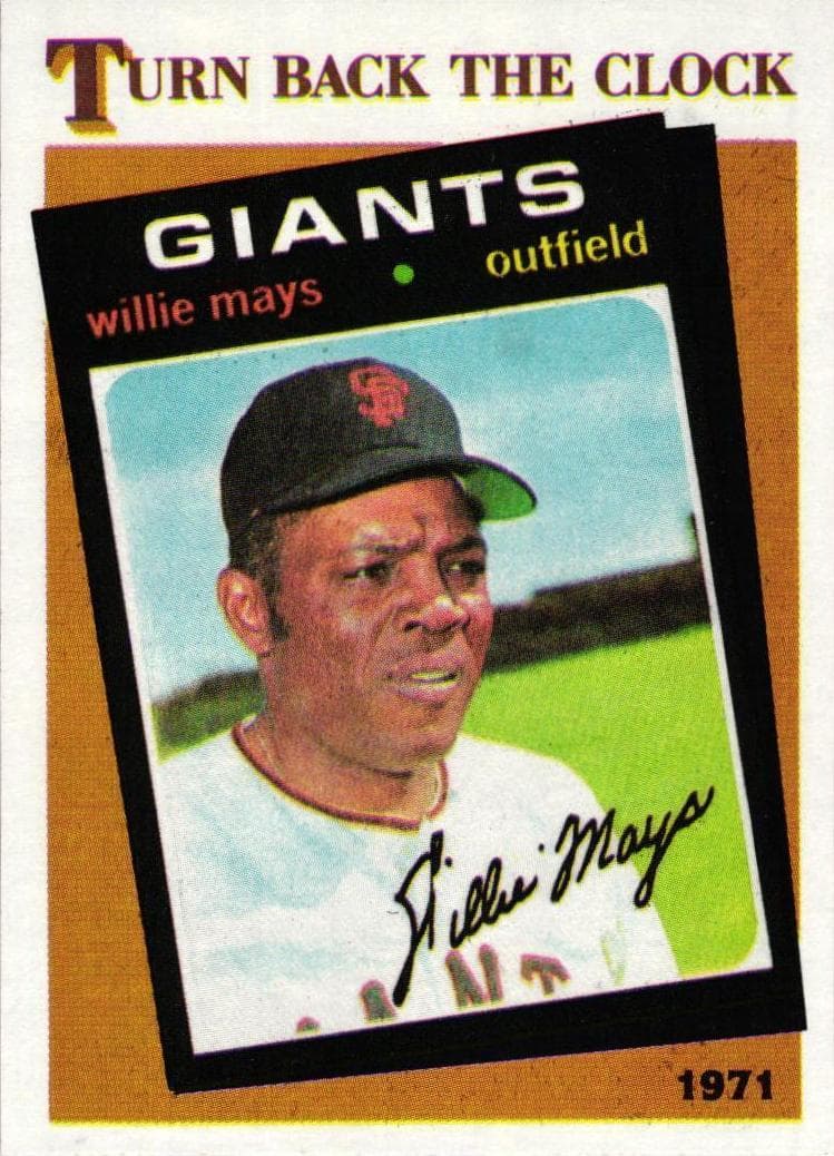 Willie Mays 1986 topps