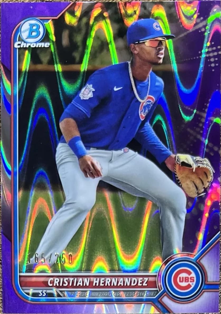 Cristian Hernandez trading card