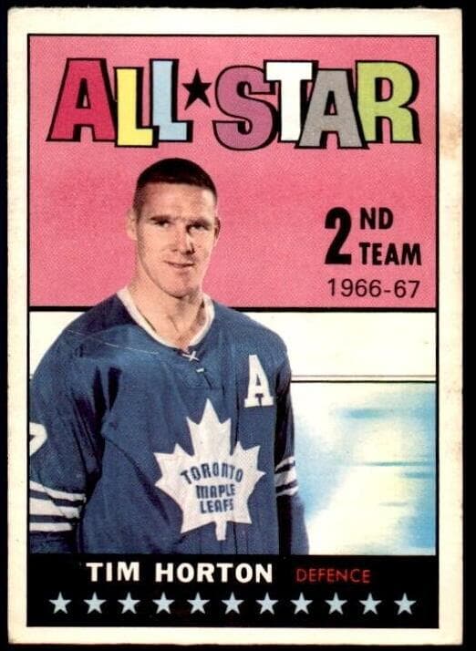 Tim Horton 1967 topps Topps