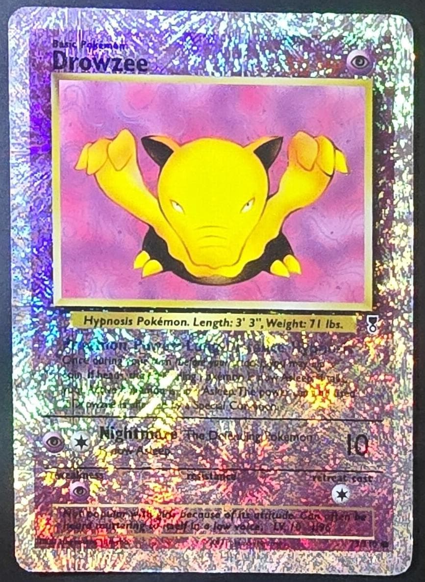 Drowzee trading card