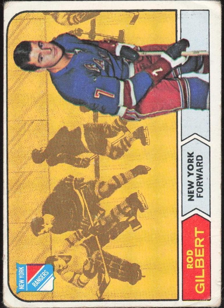 Rod Gilbert 1968 topps