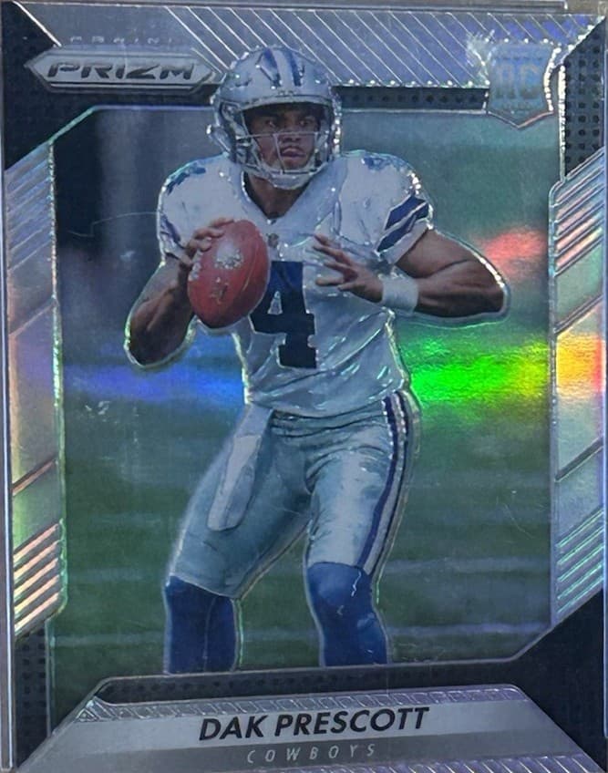 DAK PRESCOTT SILVER COWBOYS Sh 2016 Panini Prizm 2016 Panini Prizm