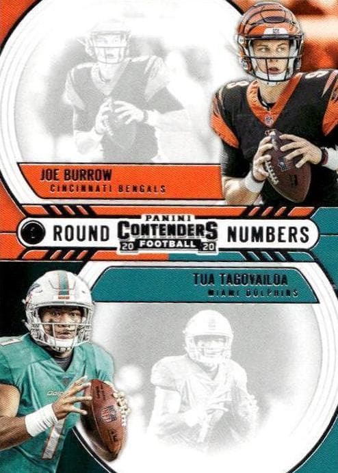 Joe Burrow / Tua Tagovailoa 2020 panini Panini Contenders