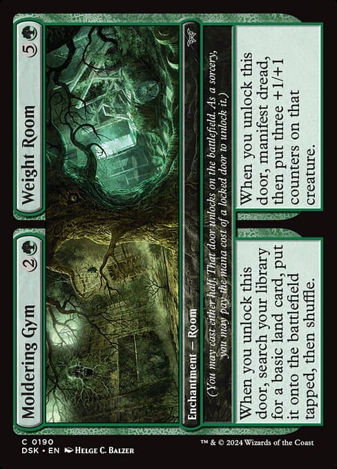 Moldering Gym // Weight Room 2024 Magic: The Gathering Duskmourn: House of Horror