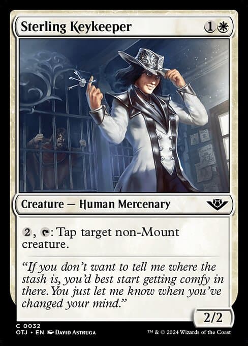 Sterling Keykeeper 2024 Magic: The Gathering Outlaws of Thunder Junction