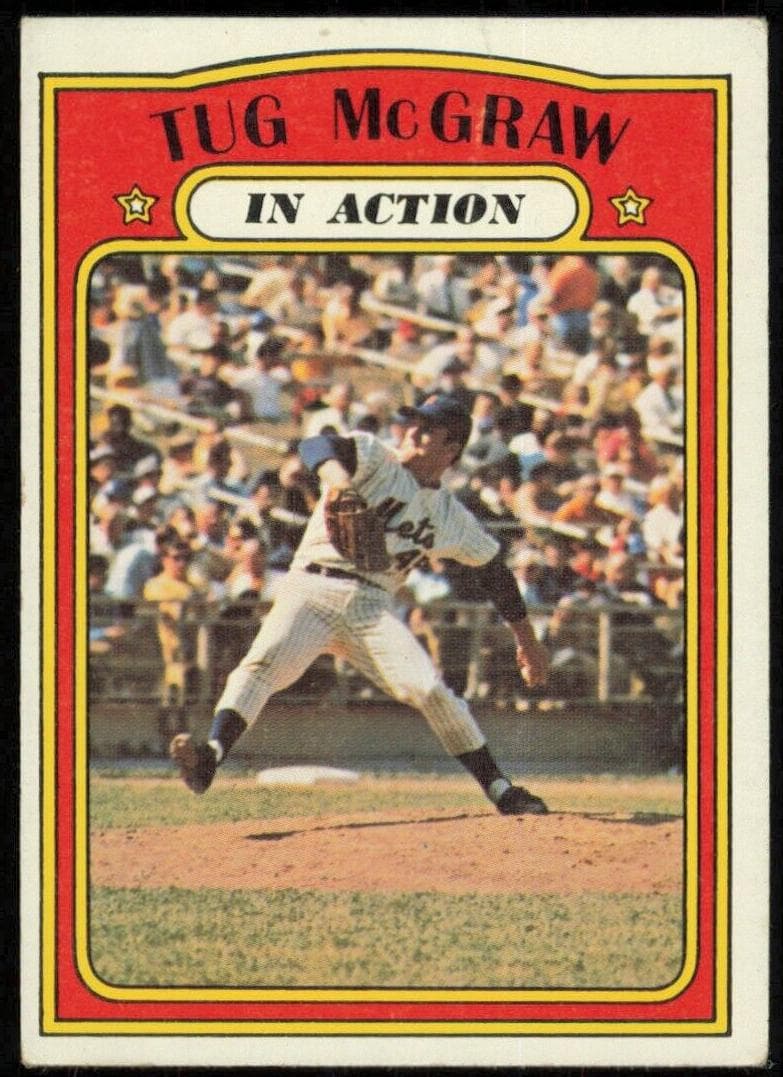 Tug McGraw 1972 topps Topps