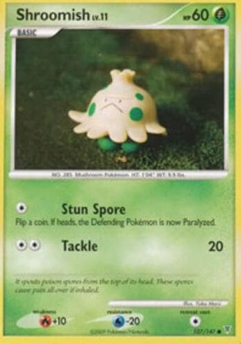 Shroomish trading card