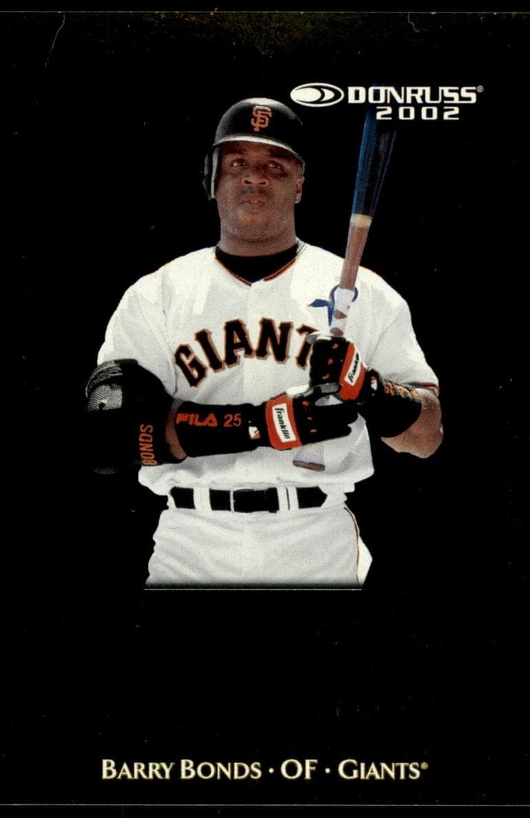 Barry Bonds 2002 panini Donruss