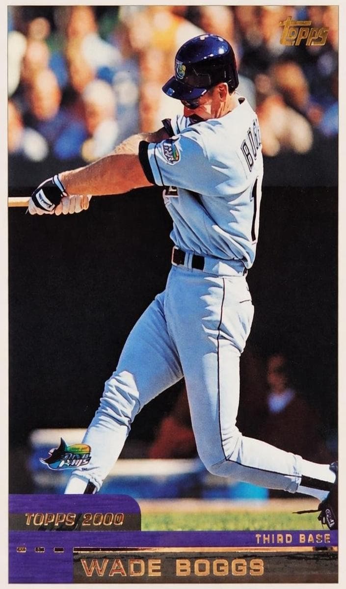 Wade Boggs 2000 topps Topps