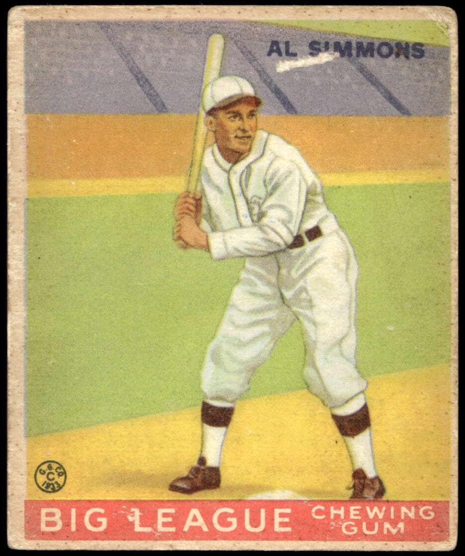 Al Simmons 1933 unknown Goudey