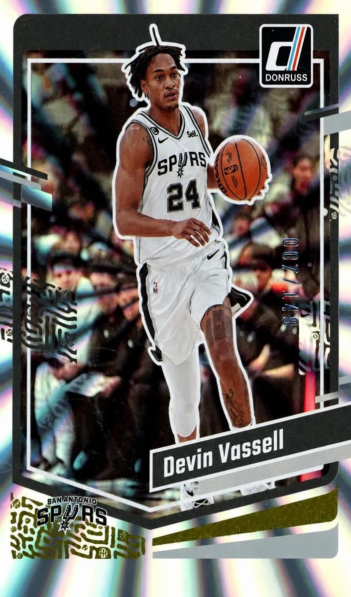 Devin Vassell 2023 panini Donruss