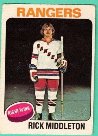 Rick Middleton 1975 topps O-Pee-Chee