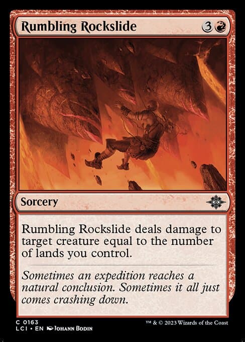 Rumbling Rockslide #163
