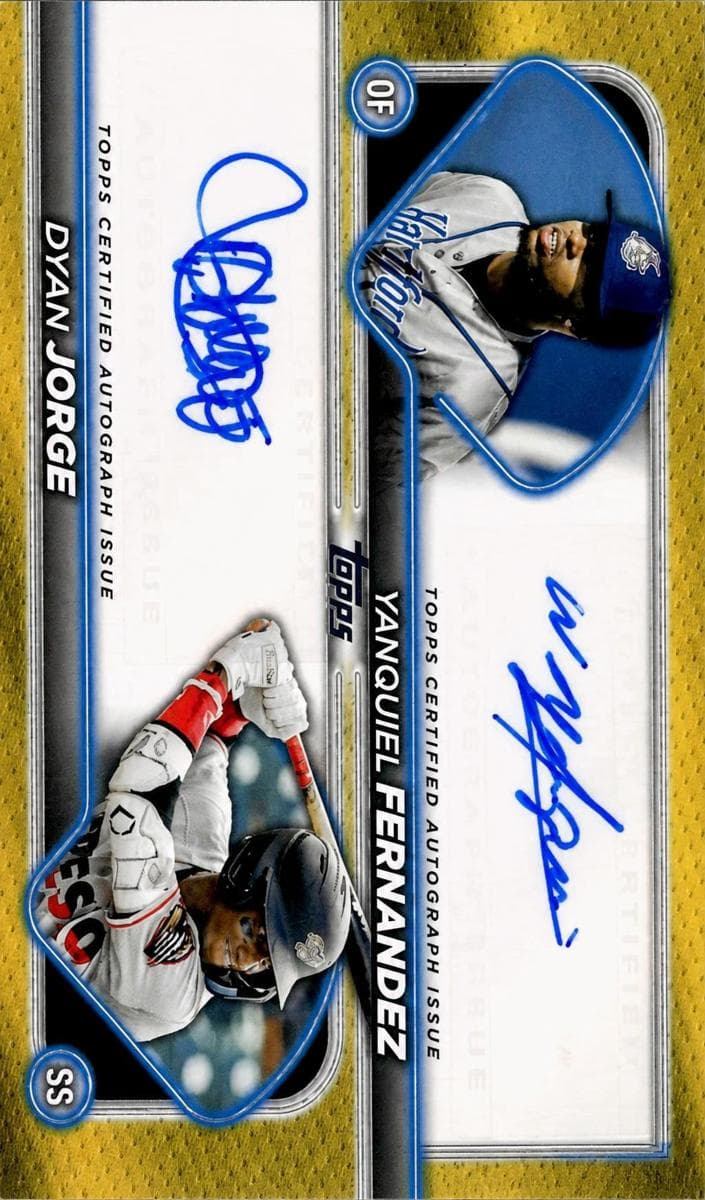 Yanquiel Fernandez / Dyan Jorge 2024 topps Topps Pro Debut