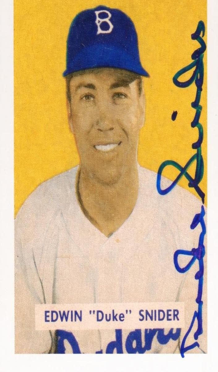 Edwin "Duke" Snider 1949 bowman Bowman