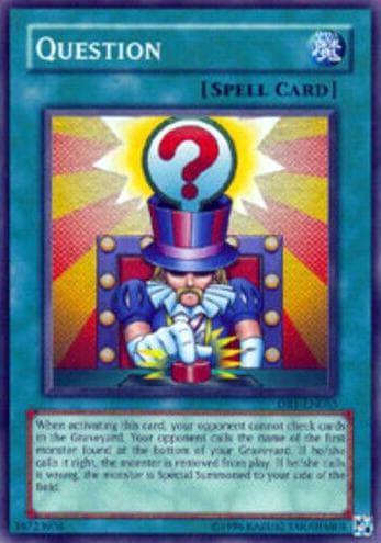 Question 2005 Yu-Gi-Oh! Dark Revelation Volume 1