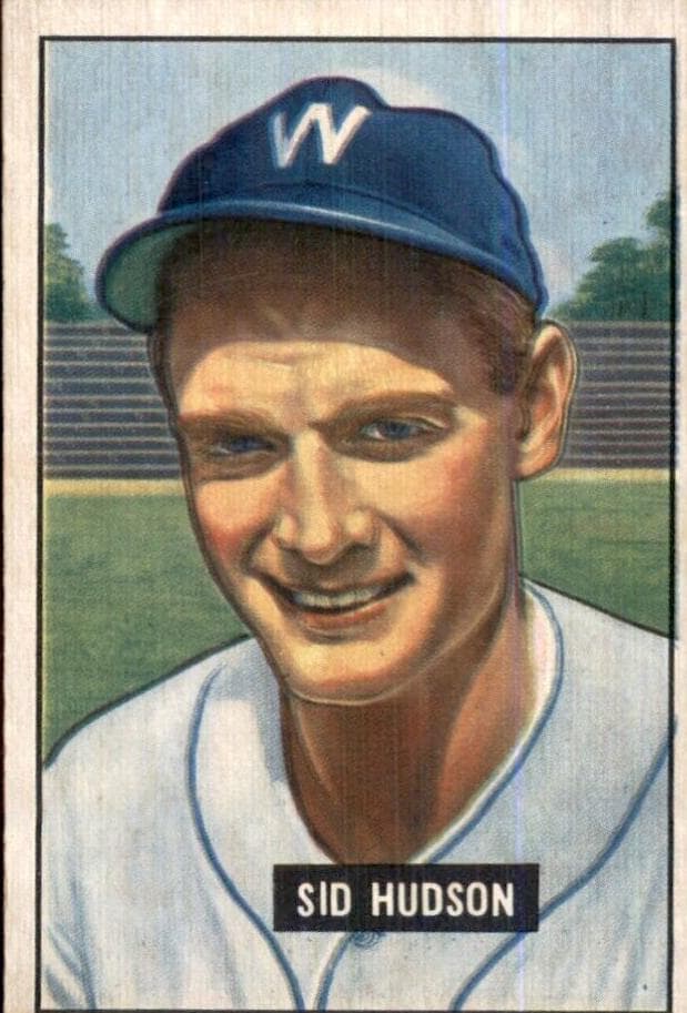 Sid Hudson 1951 bowman Bowman
