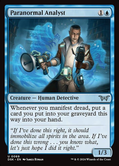 Paranormal Analyst 2024 Magic: The Gathering Duskmourn: House of Horror