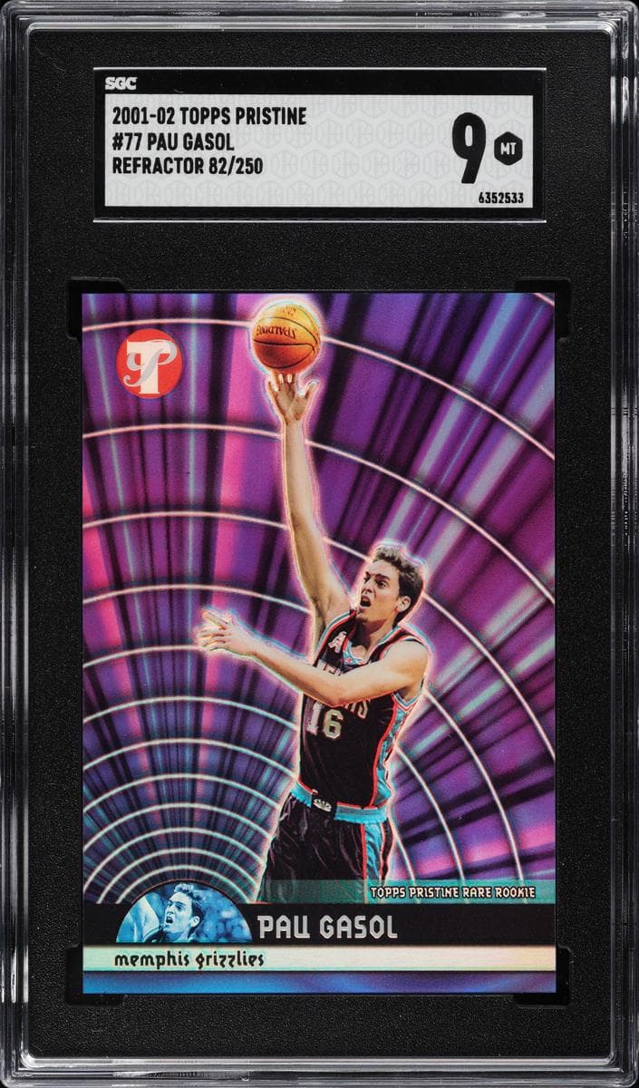 Pau Gasol 2001 topps Pristine