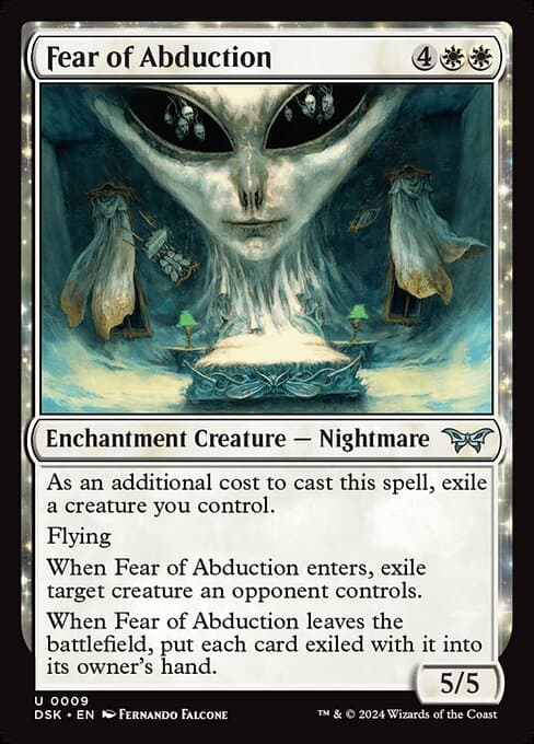 Fear of Abduction 2024 Magic: The Gathering Duskmourn: House of Horror