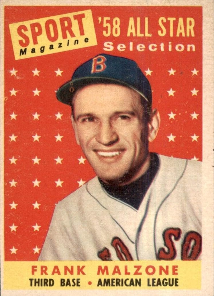 Frank Malzone 1958 topps Topps