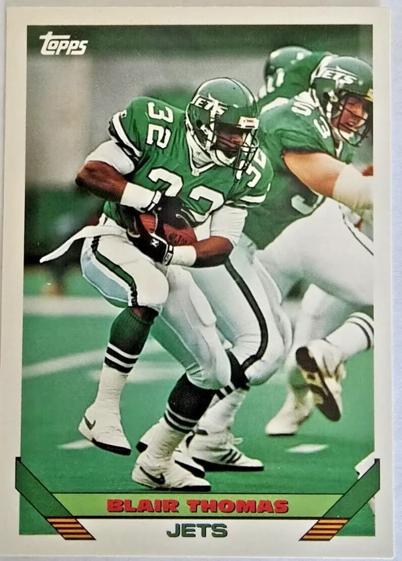 Blair Thomas 1993 topps Topps
