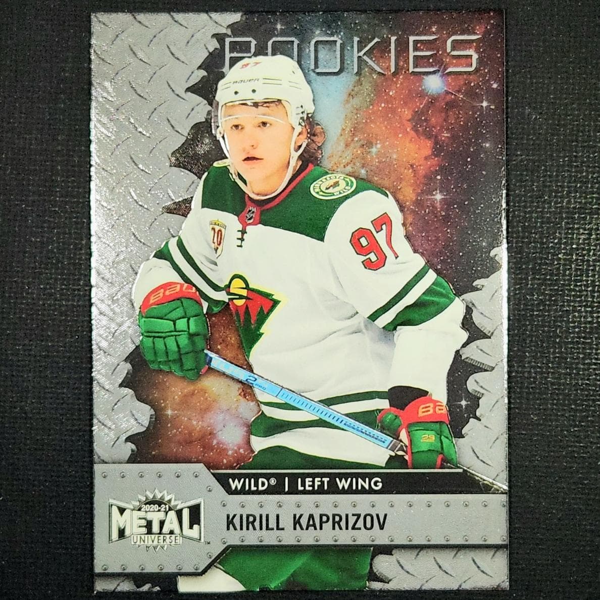 Kirill Kaprizov 2020 SkyBox Metal Universe rookie card