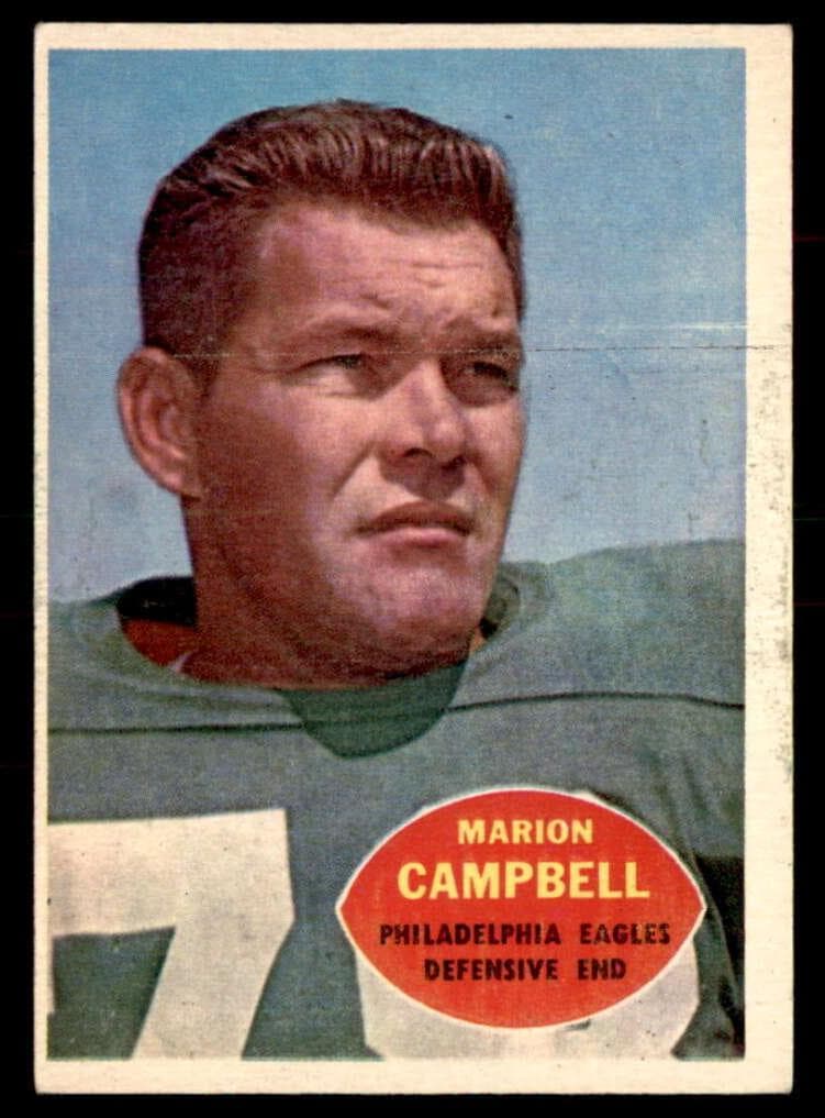 Marion Campbell 1960 topps Topps