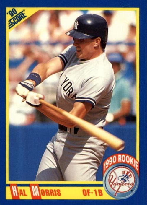 Hal Morris trading card