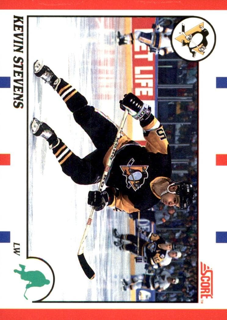 Kevin Stevens 1990 panini Score (CA)